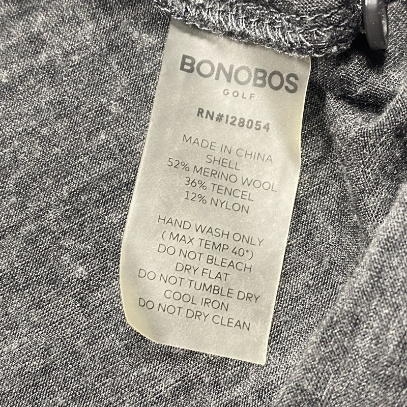 Bonobos Golf Polo Shirt Slim Fit Mens XL Gray Short Sleeve gallery