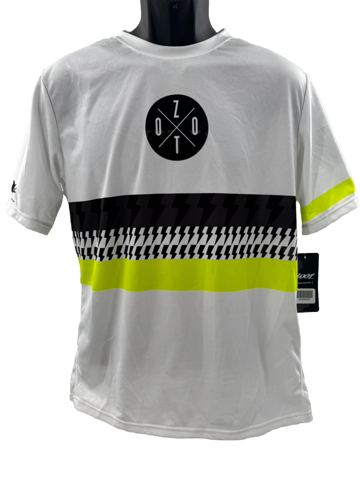 Zoot Men's Short Sleeve Lightweight Run T-Shirt Medium NWT White Safety Yellow gallery