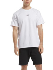 Reebok Men Regular Fit Short Sleeve T-Shirt White Size 2XL