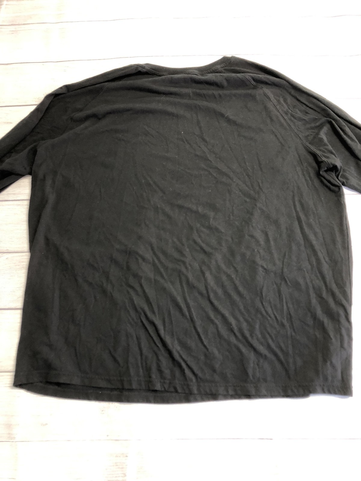 Athletic Works Shirt Mens 2XL Black Performance Blend Long Sleeve Athletic Top gallery