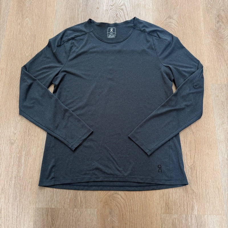 On Running Long-T Performance Shirt Mens XL Navy Blue Long Sleeve Technical Tee gallery