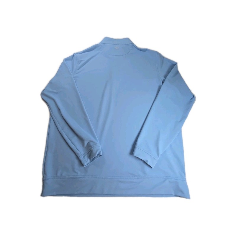 Peter Millar Mens BLUE Perth Performance Quarter Zip Pullover XL ME0EK40 EUC gallery