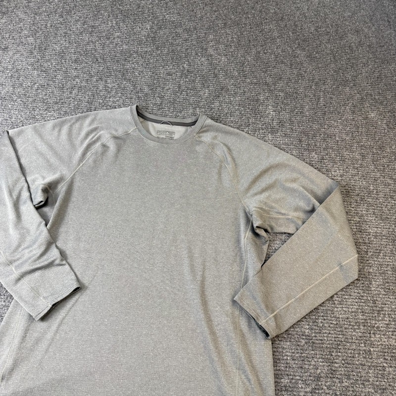 Patagonia Shirt Mens XL Gray Long Sleeve Capilene Midweight Baselayer Top gallery