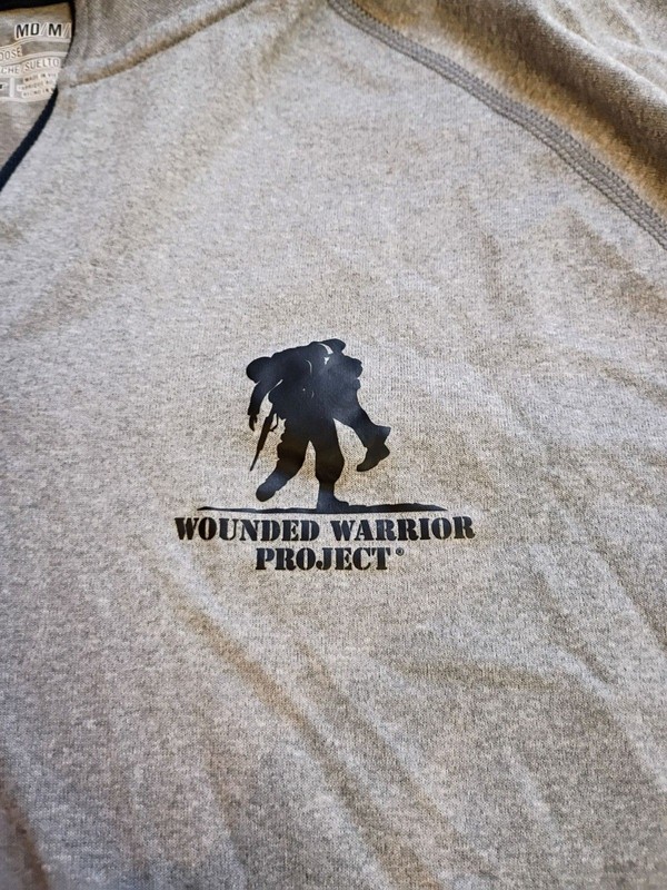 Under Armour Wounded Warrior Project Gray Quarter Zip Pullover Medium gallery