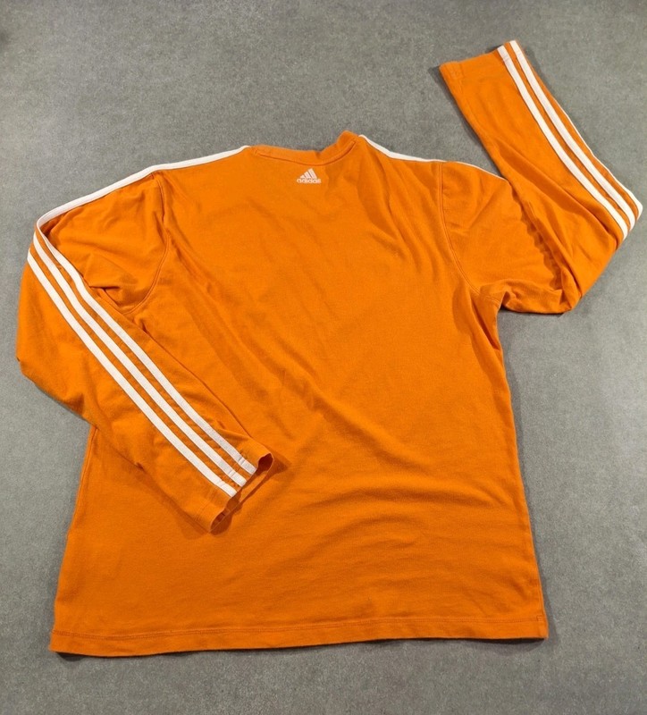 Adidas Long Sleeve T Shirt Mens Large Orange Germany 2006 World Cup Vintage gallery