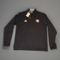 adidas Texas A&M Aggies Elevated Coaches Golf 1/4 Quarter Zip 2XL JZ8589 $100