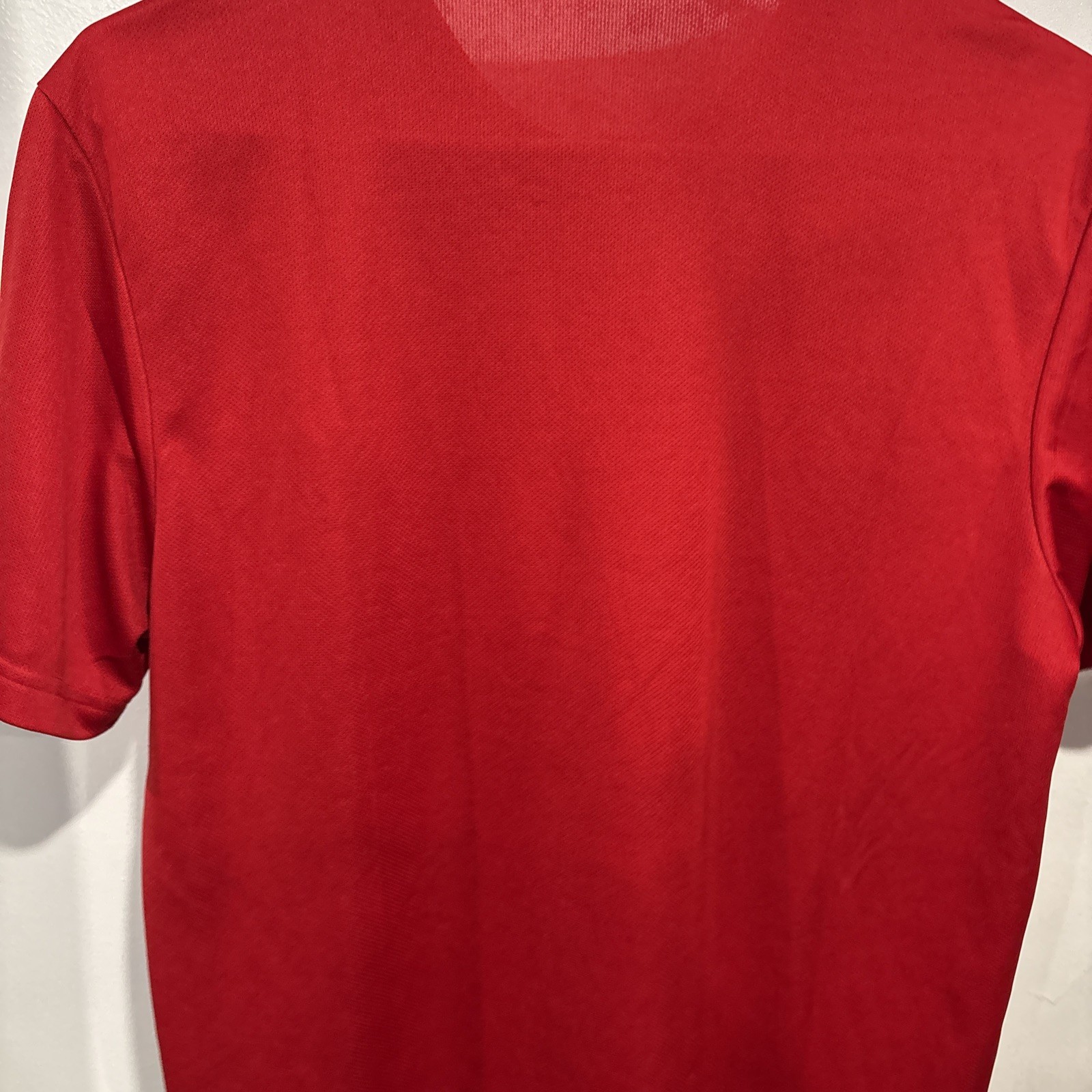 Adidas Climalite Men's Red Short Sleeve Shirt Size Medium gallery