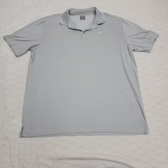Callaway Opti-Dri Polo Shirt Mens XL Gray Striped Short Sleeve Golf Performance