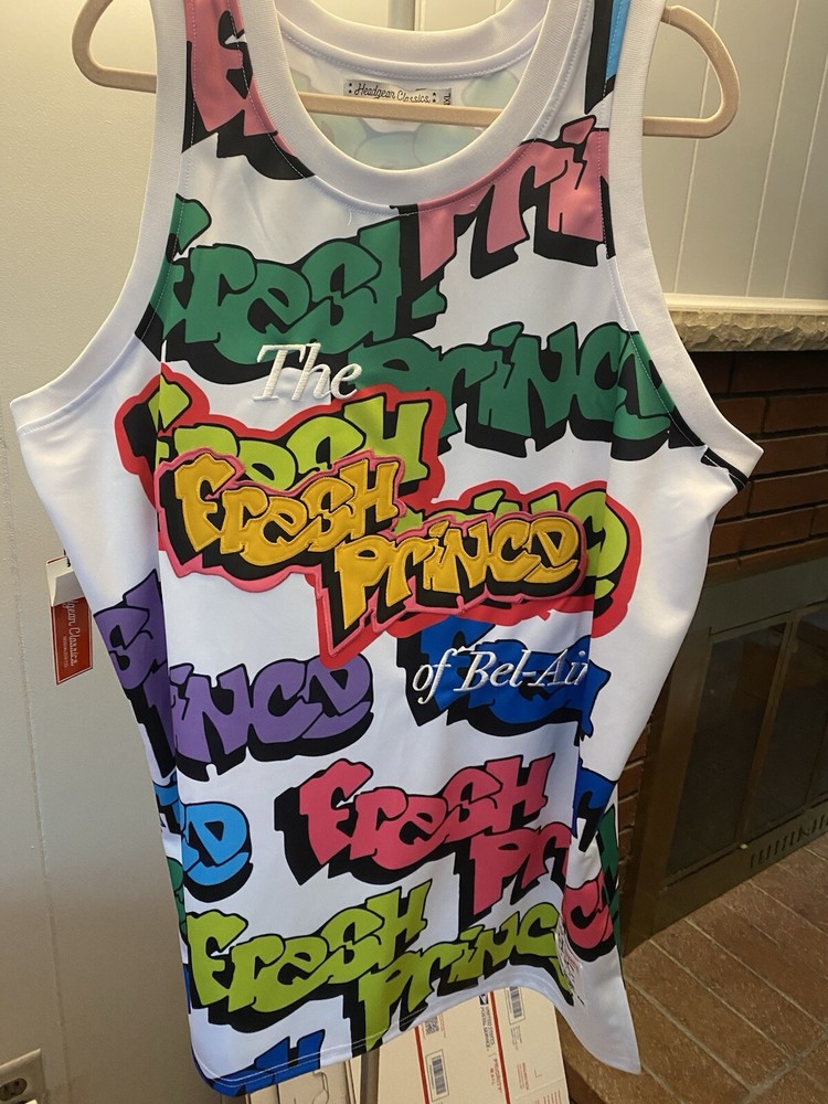 Headgear Classics "FRESH PRINCE" SZ 4XL NWT GRAFFITI Jersey $100 RUNS SMALL