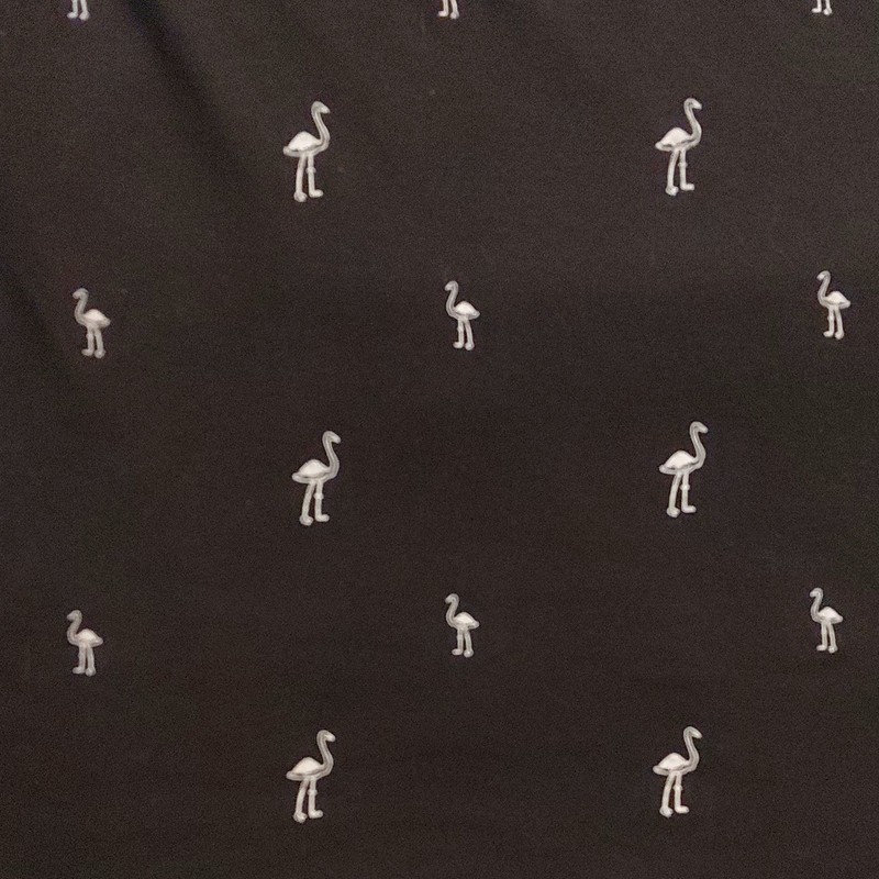 GALAXY by HAWK Woman's XL Black Tank Top Flamingo Print Cotton Blend Sleeveless gallery