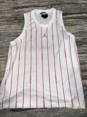 Mens Size 3XL White Red Nike Air Jordan Essentials Basketball Jersey DM1380 NWOT