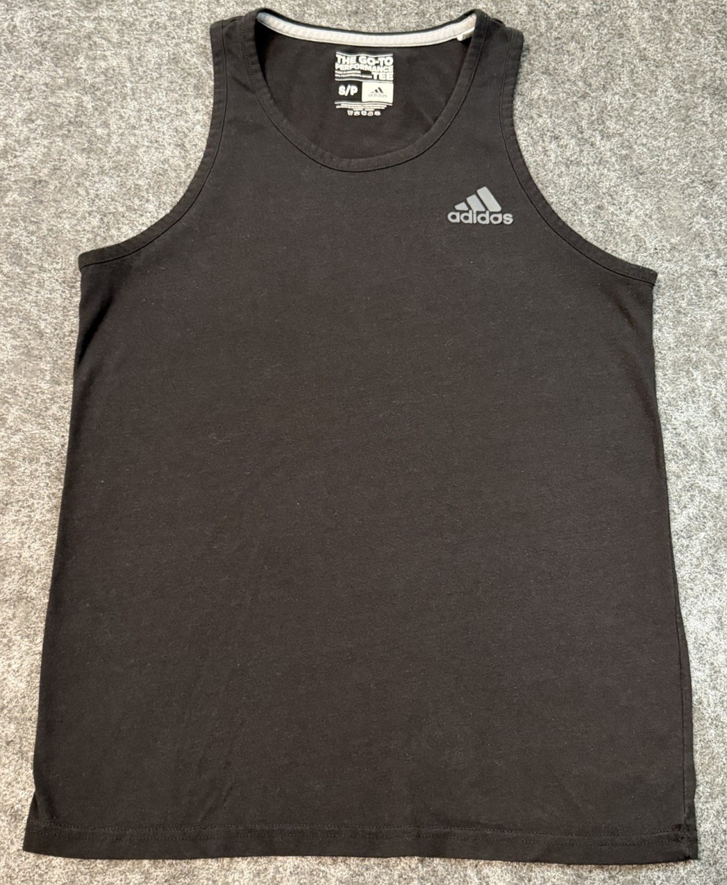 Adidas Climalite Tank Top Men’s Small Black Sleeveless Performance Athletic gallery