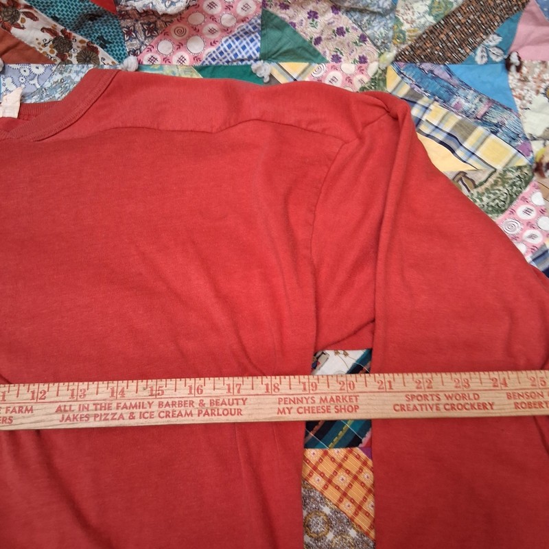 Vintage 70s 80s Blank Football Jersey Size Large Youth XL Mesh Yoke V Neck gallery