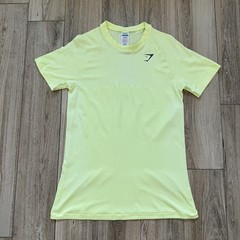 Gymshark Neon Yellow/Volt Green Apex Seamless Shirt Size Small/S