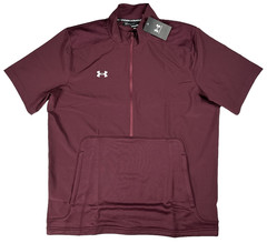 Under Armour Mens Motivate 2.0 Short Sleeve Shirt L Cardinal 1370375-609