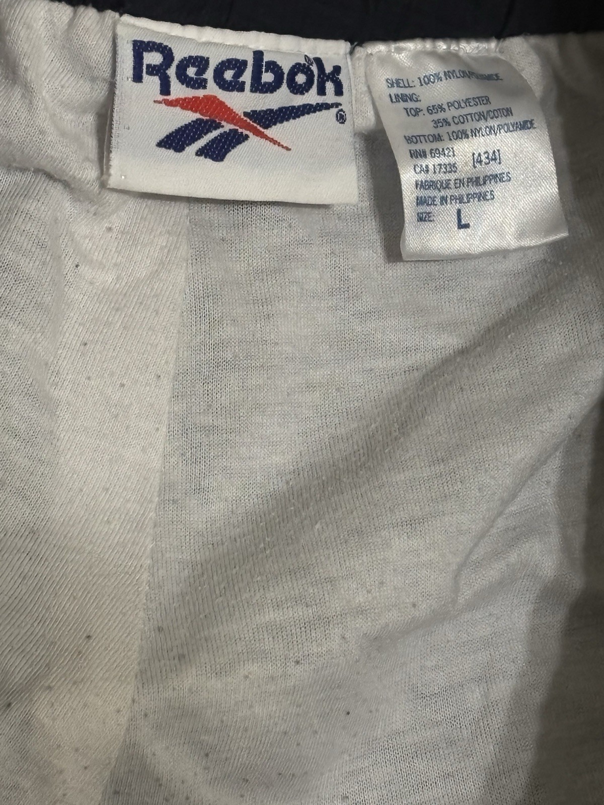 Vintage 90s Reebok Men’s Size Large Windbreaker Pants Jogging Running Athletic gallery