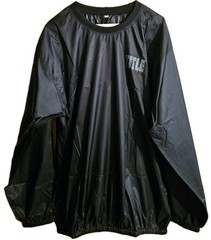 Title Boxing Black Polyester Lightweight Long-Sleeve Pullover Elastic Waist XL