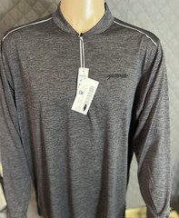 NEW Mens Core365 Grey Shirt XL/TG Long Sleeve Dri-fit