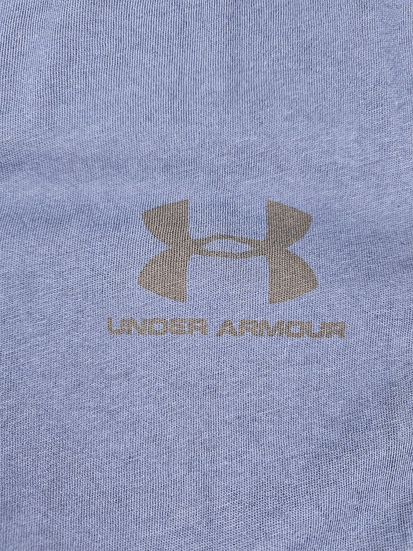 Under Armour Mens Blue Athletic Loose Fit Crew Neck Pullover Gym Shirt Size L gallery