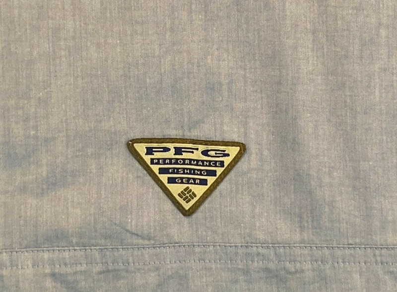Columbia PFG Fishing Gear Mike Stidham Fish Logo SS Shirt Blue XXL Big Tall gallery