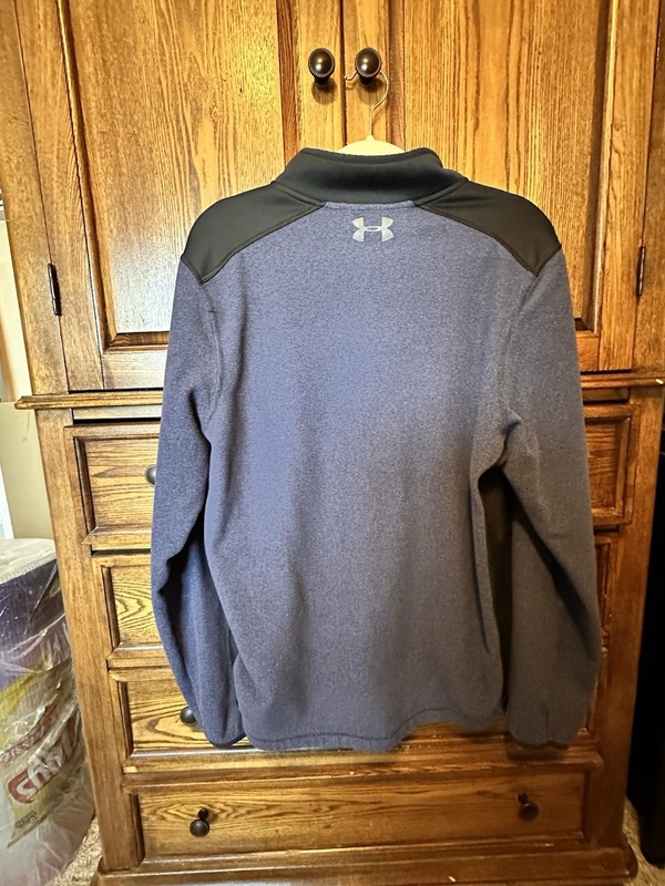 Under Armour Men's Quarter Zip Pullover Two Tone Large gallery