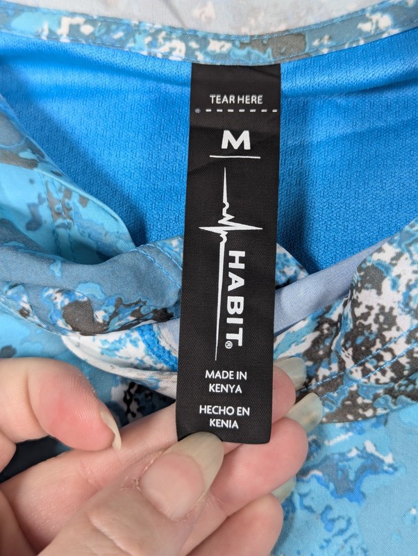 Habit Men - Hooded Performance Layer Veil Camo - Size M gallery