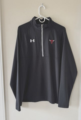 Under Armour Chicago Bulls Men’s Large Black 1/4 Zip Pullover Loose Fit