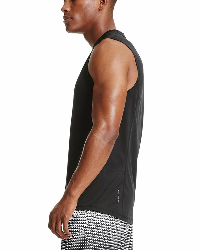 MISSION 'VaporActive Alpha' Training Tank Top Men's M Fitness / Workout Blk NWT! gallery
