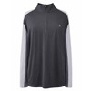 Xersion Mens Black Gray Color Block 1/4 Zip Long Sleeve Athlet Pullover Shirt XL gallery