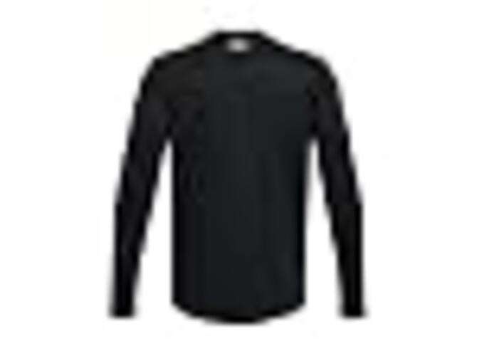 Under Armour Men's Team Tech Long Sleeve T Shirt Black White Size 4XL gallery