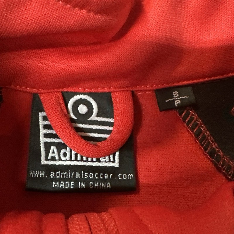 Mens Admiral Soccer Quarter Zip Pullover - Red - Size Small S gallery