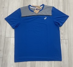 ASICS Men’s Athletic Short Sleeve Shirt Blue Size Large
