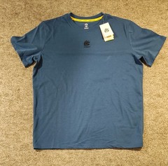 Under Armour Curry Men’s Large Performance Tee — Blue — UA × Curry Collab