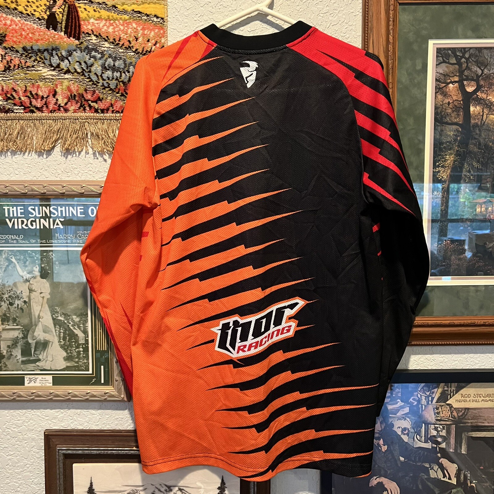 NWOT Thor Racing RARE Phase Vented Motocross Racing Jersey Size Small gallery