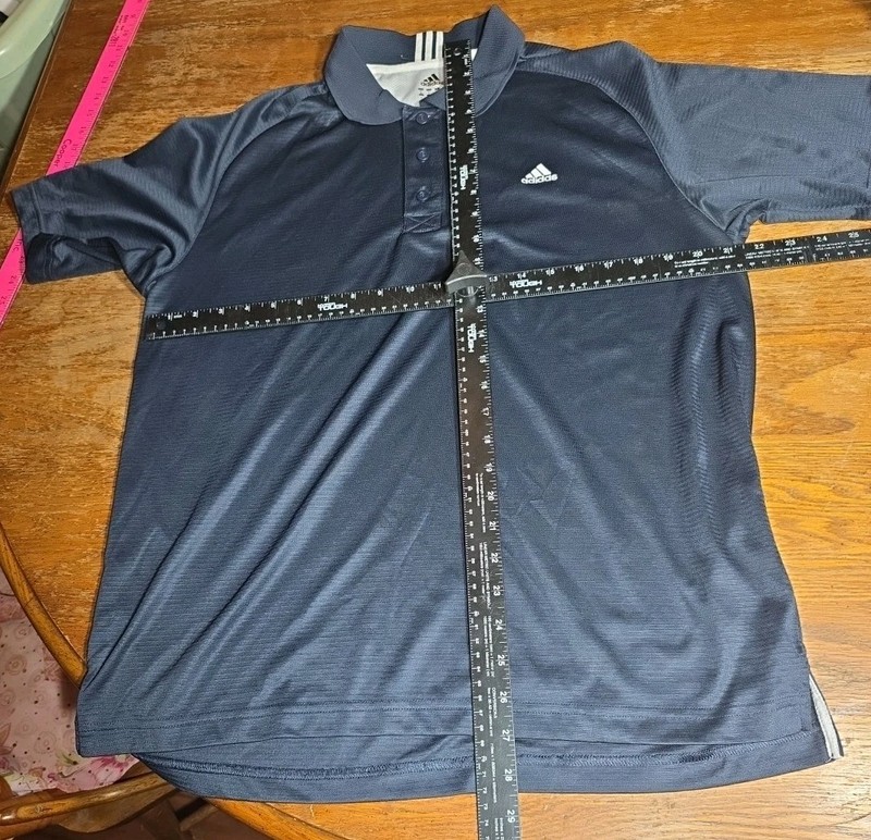 Adidas Size L Active 360 Short Sleeve Gym T-Shirt Polo 2011 gallery