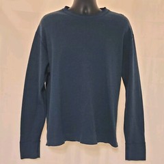 LL Bean Double Layer Shirt Men Large Reg Wool Blend Thermal Base Layer Canada