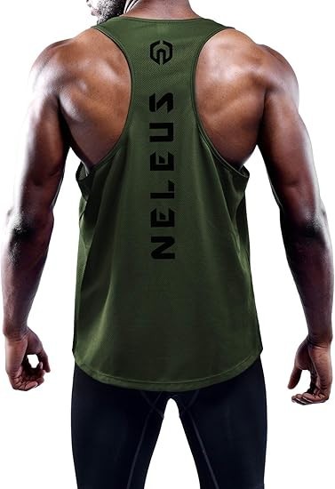 Men 3 Pack Dry Fit Y-Back Muscle Tank Top gallery