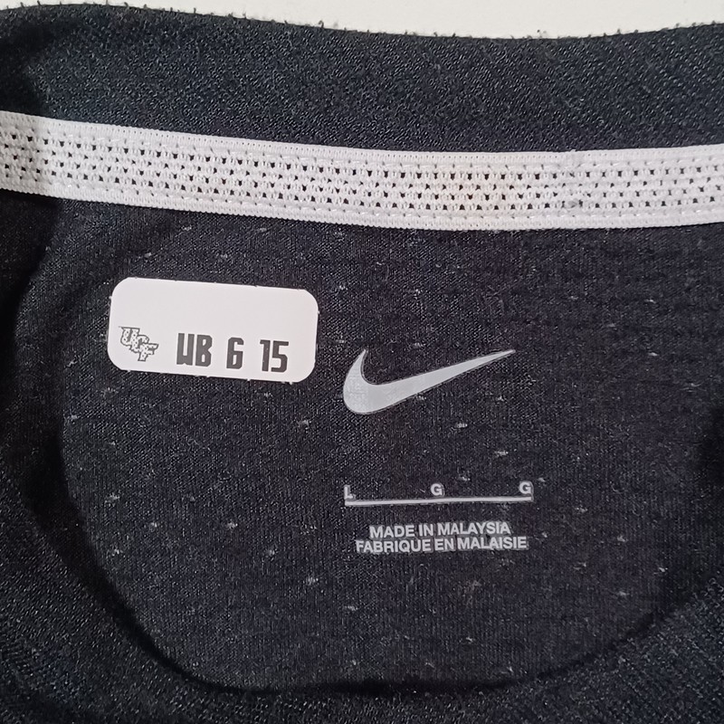 Lot Of 2 Nike UCF Knight Team-Issued Long Sleeve Atheltic Shirts Mens Sz L Black gallery