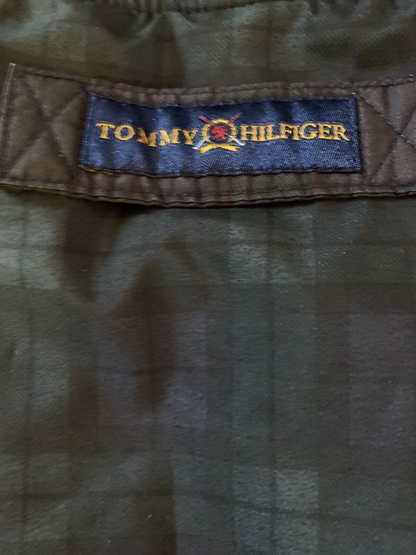 Vintage Tommy Hilfiger Golf Reversible Windbreaker Pullover Top Sz L Large Plaid gallery