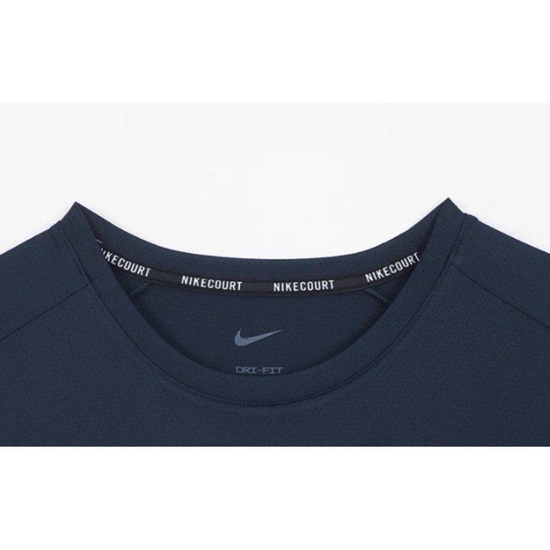 Nike Court Dri-Fit Advantage Tennis Shirt (Blue) MEDIUM Men’s FZ6910-478 gallery
