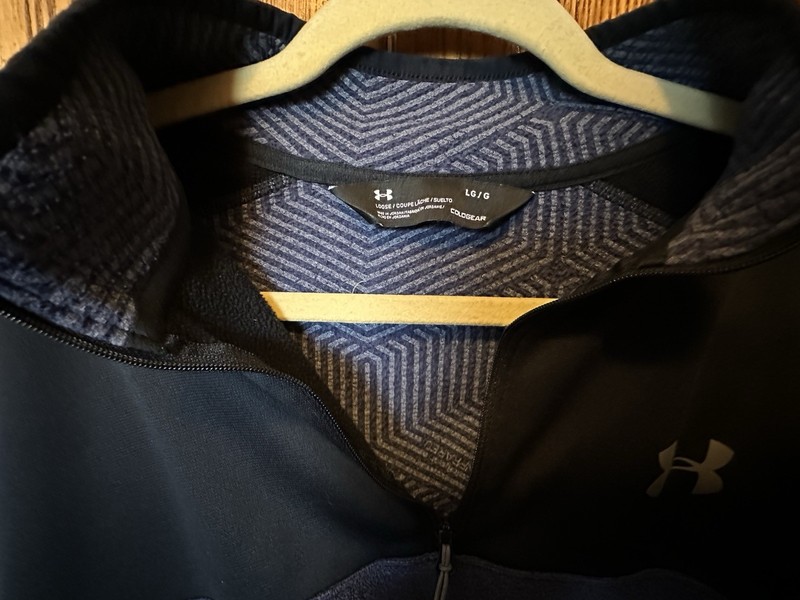 Under Armour Men's Quarter Zip Pullover Two Tone Large gallery