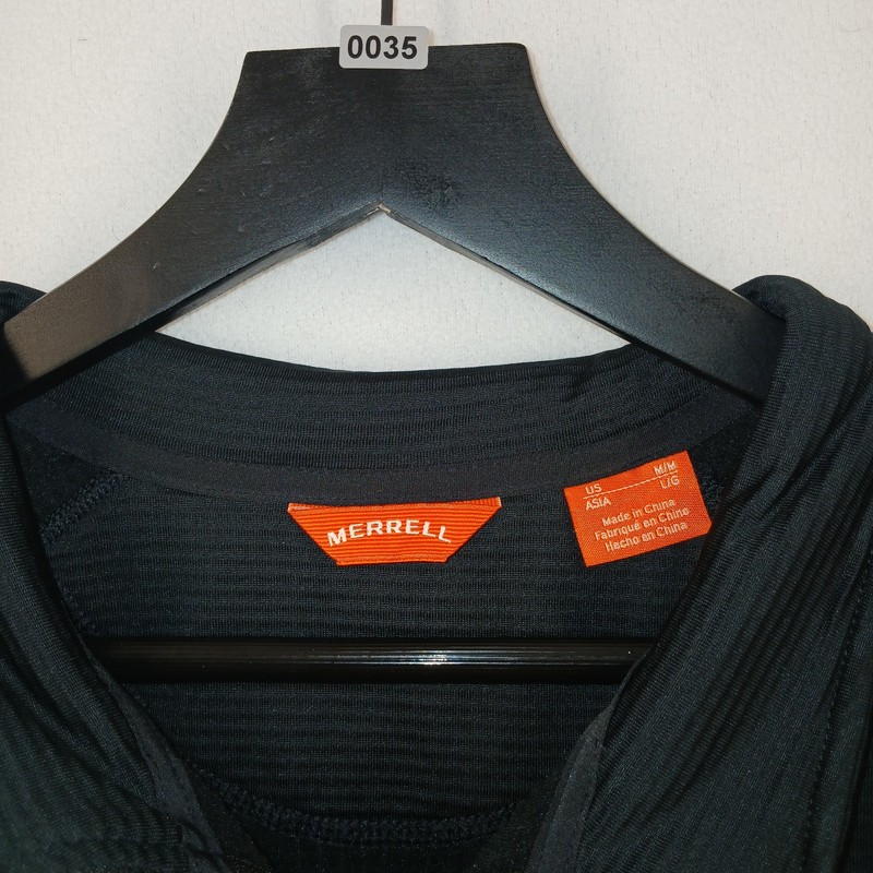 Merrell 1/4 Zip Up Active Pullover Adventure Sports Mens Large Pre-owned gallery