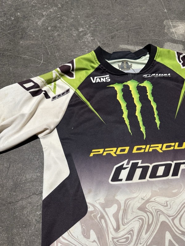 Thor Monster Energy Motocross Pro Circuit Racing Jersey Mens Small Long Sleeve gallery