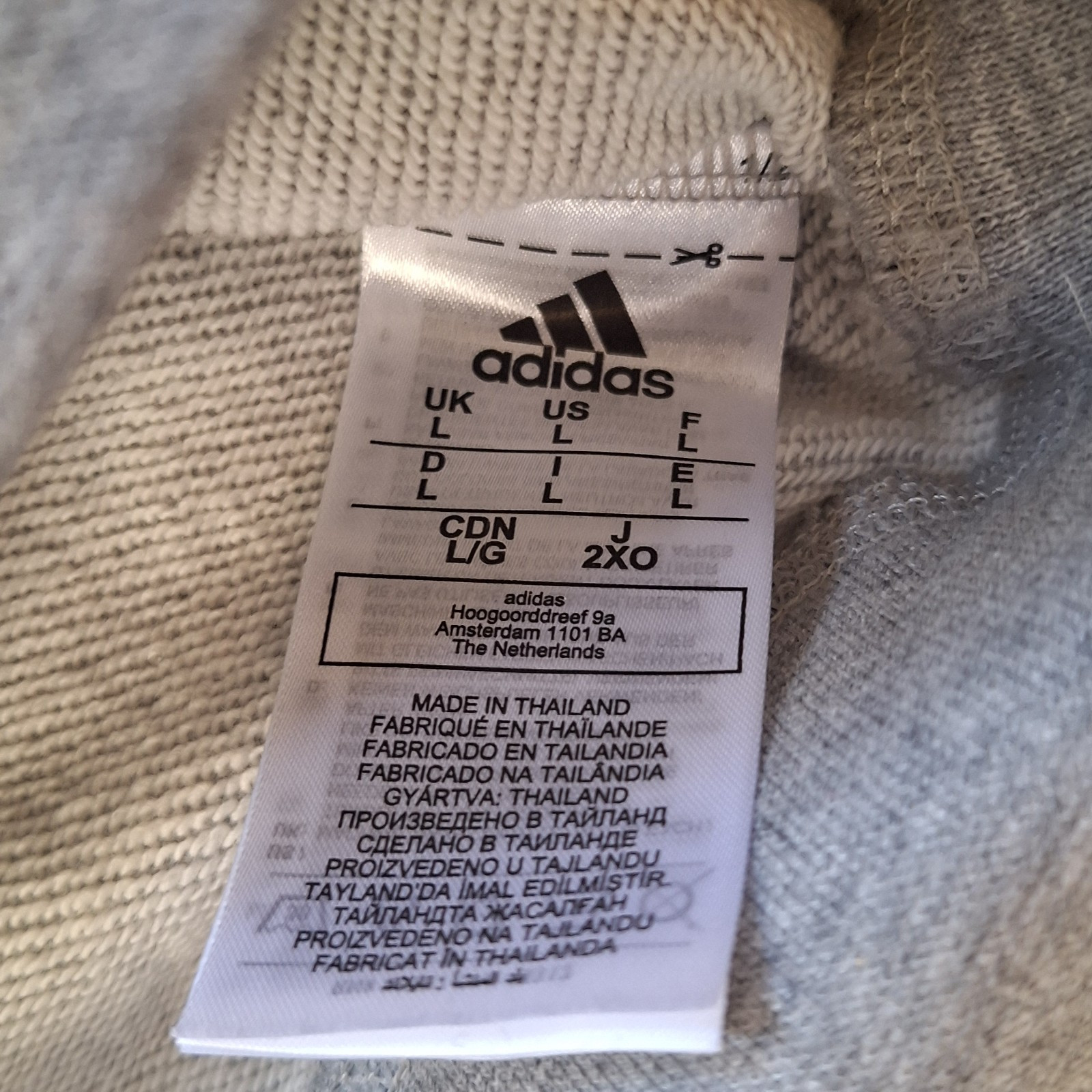 Rutgers Scarlet Knights Adidas Spellout Crewneck Sweatshirt Men's Large EUC gallery