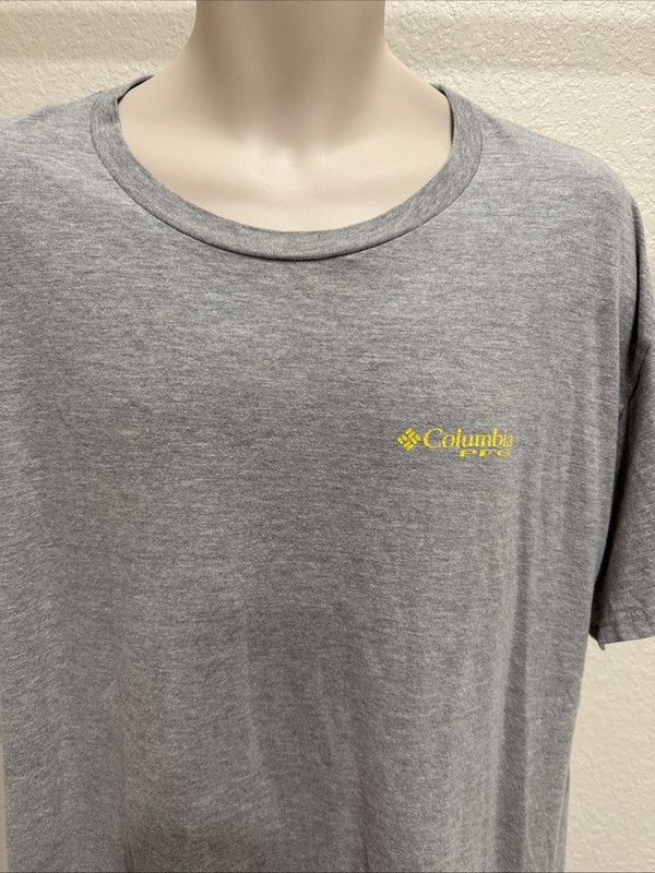 Columbia PFG Shirt Mens XXL Gray Short Sleeve Fishing Outdoors Adult gallery