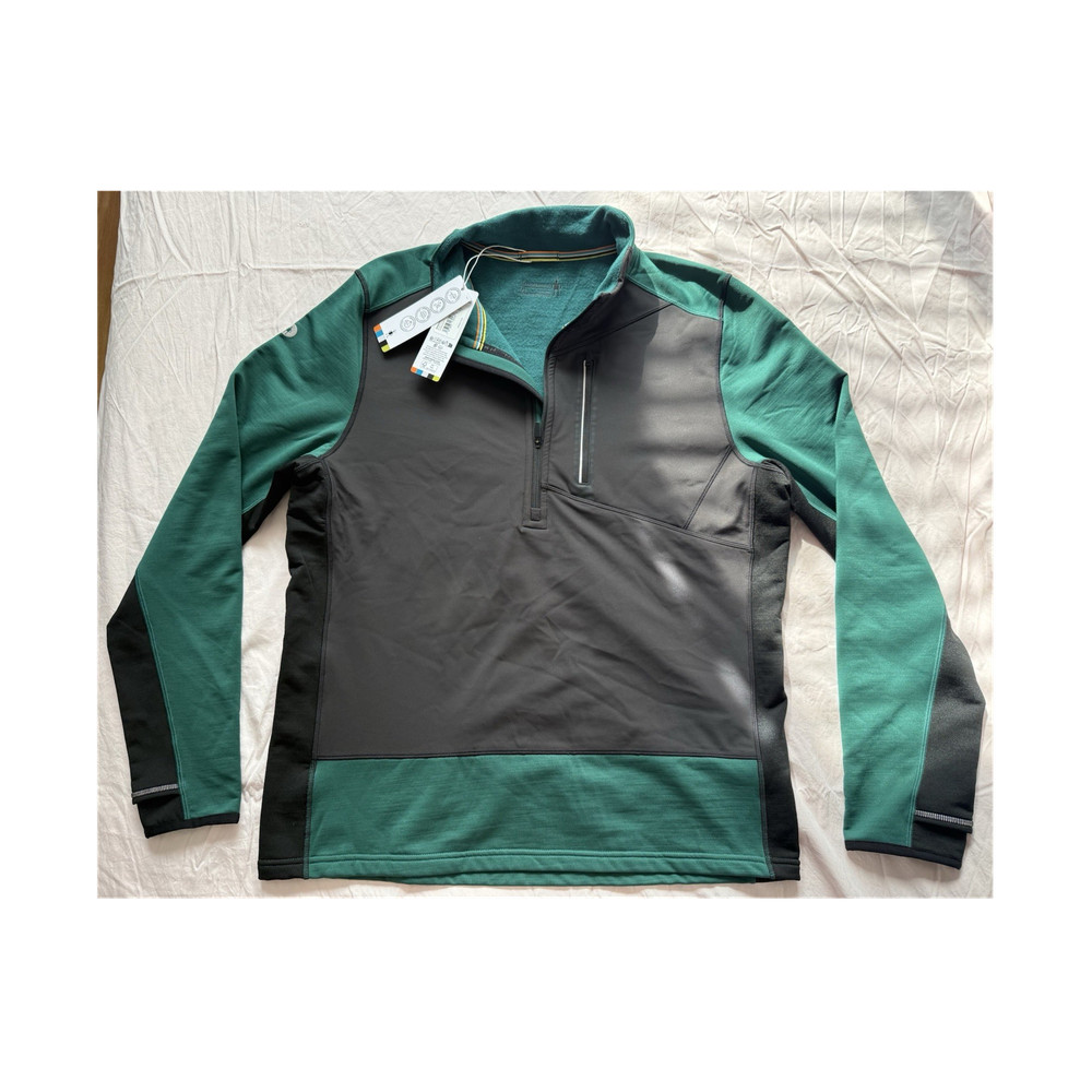 Smartwool Active 1/4 Zip Mock Neck Performance Pullover Men's L