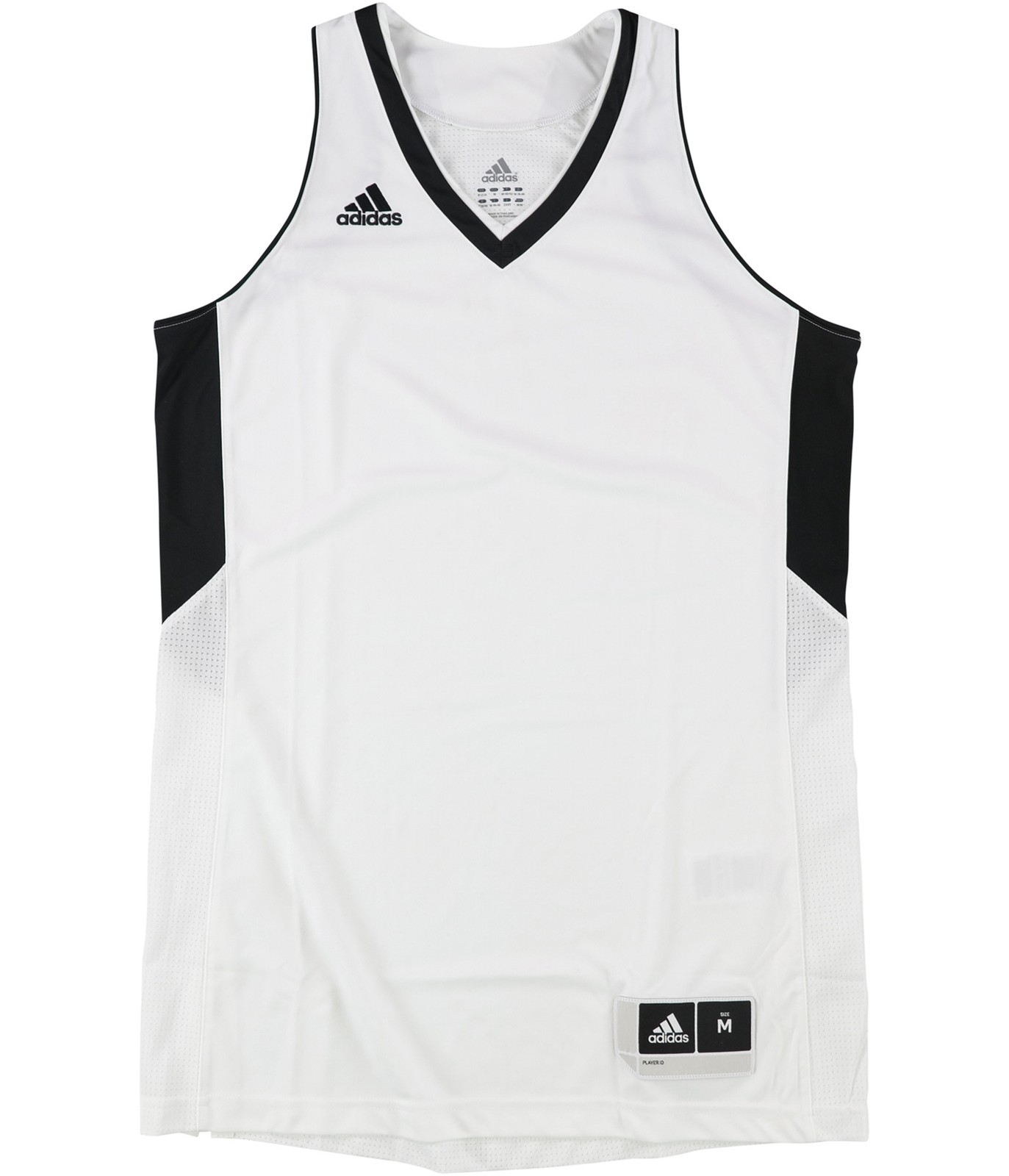 Adidas Mens Two-Tone Jersey, whtblck, 2XL gallery