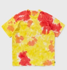 New Loose Fit Nike Sportswear Tie-Dye Yellow Orange T-Shirt Men’s Size SMALL