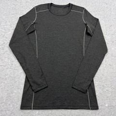 Kuhl Akkomplice Crew Men’s Small Gray Carbon Long Sleeve Base Layer Shirt