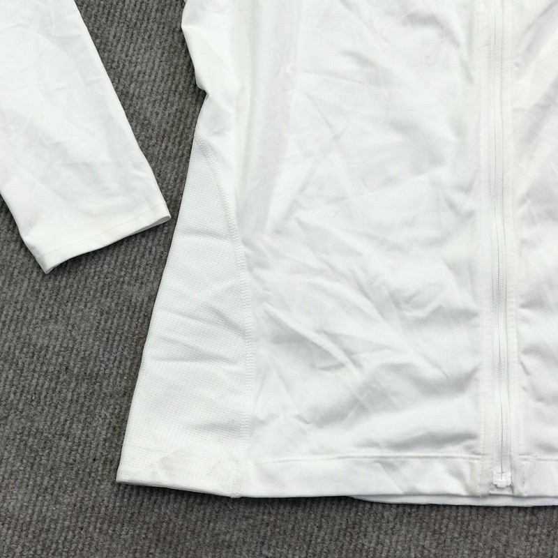Tommie Copper Jacket Mens XL White Compression Lower Back Support Zip Top gallery